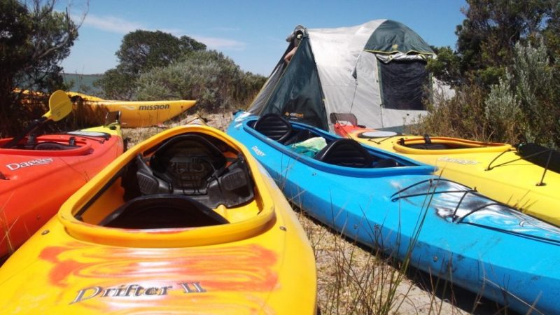 Camping in the Coorong 2 e1541740149522 | Explore the beautiful South Australian Coorong by kayak with Canoe the Coorong