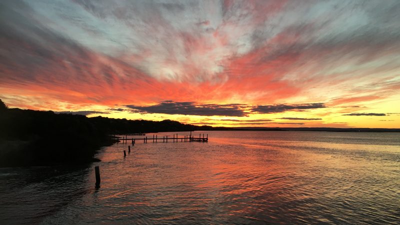 Stormboy Sunset | Explore the beautiful South Australian Coorong by kayak with Canoe the Coorong