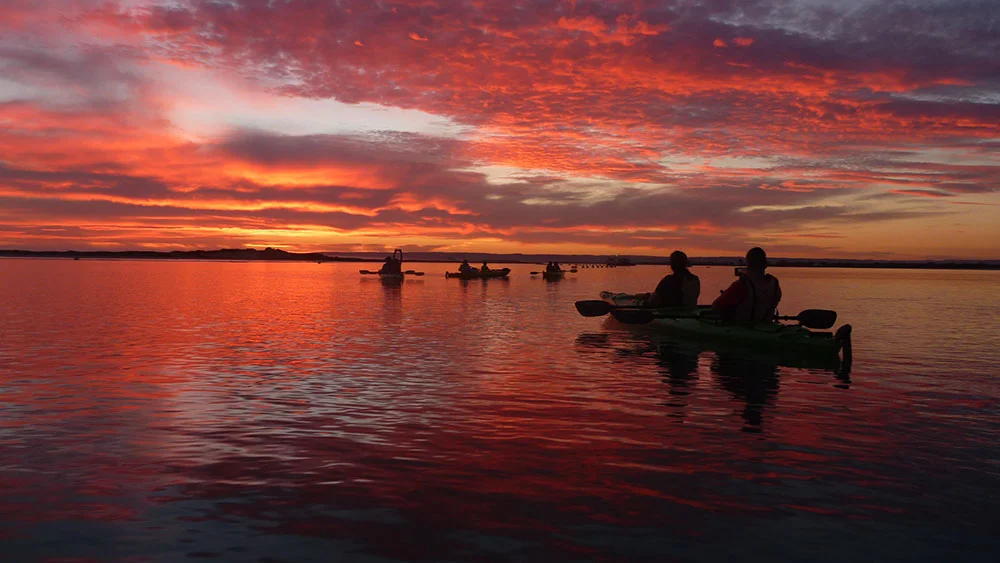 Red Sunset Coorong tour | Canoe the Coorong